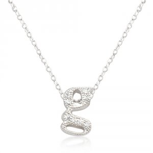 Icon J4806 Micro-pave Initial G Pendant P11408r-c01-g