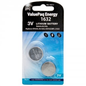 Dantona VAL-1632-2 (r) Val-1632-2 Valuepaq Energy 1632 Lithium Coin Ce