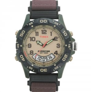 Timex T45181 Expedition Resin Combo Classic Analog Greenblackbrown