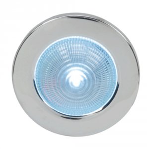 Perko 1157DP1CHR Round Chrome Plated Surface Mount Led Dome Light