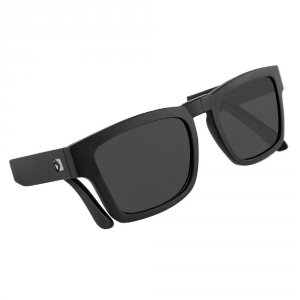 Bobster EBRX001 Brix Folding Sunglasses Matte Blk Framesmoked Lens