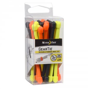 Niteize GTPP3-A1-R8 Nite Ize Gear Tie Propack 3in Assorted 24 Pack