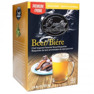 Bradley BTBR48 Beer Flavor Bisquette - 48 Pack