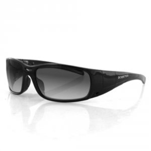 Bobster BGUN001 Gunner Conv Sunglass Blk Frame Photocclear Lens