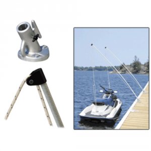 Dock 3120-F Economy Mooring Whips 2pc 12ft 4000 Lbs Up To 23 Ft