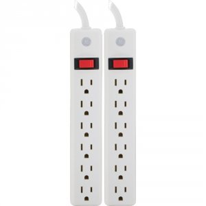 Ge 14087 (r)  6-outlet Neral-purpose Power Strips, 2 Pk