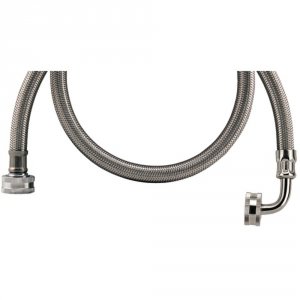 Certified WM72SSL (r)  Braided Stainless Steel Washing Machine Hose Wi