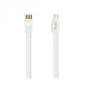 Motorola DC19-MICROWH Reiko Flat Micro Usb Gold Plated Data Cable 3.9f