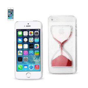 Apple DCPC03-IPHONE5SRD Reiko Iphone Se 5s 5 3d Sand Clock Clear Case 