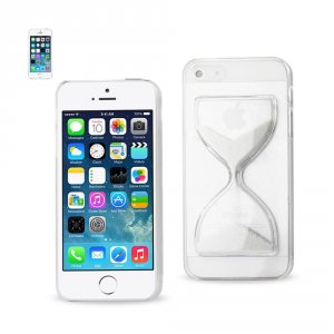 Apple DCPC03-IPHONE5SWH Reiko Iphone Se 5s 5 3d Sand Clock Clear Case 