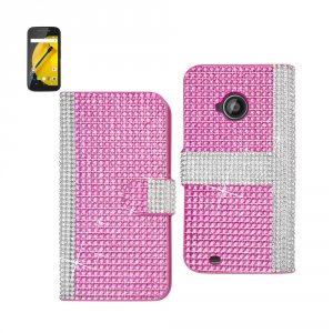 Motorola DFC-MOTOE2PK Reiko  Moto E (2015) Jewelry Diamond Rhinestone 