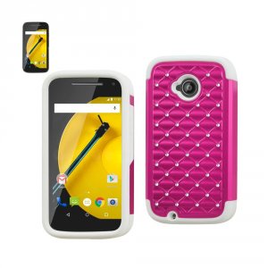 Motorola DSLCPC-MOTOE2WHHPK Reiko  Moto E (2015) Hybrid Heavy Duty Jew