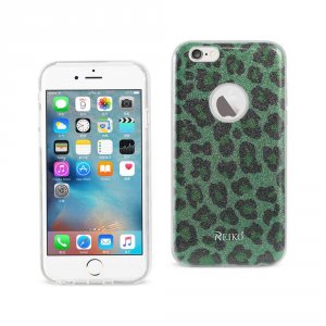 Apple DTPU02-IPHONE6LPGR Reiko Iphone 6 6s Shine Glitter Shimmer Leopa