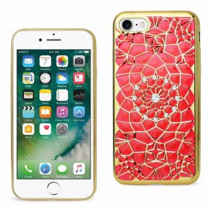 Apple DTPU05-IPHONE7RD Reiko Iphone 7 Soft Tpu Case With Sparkling Dia