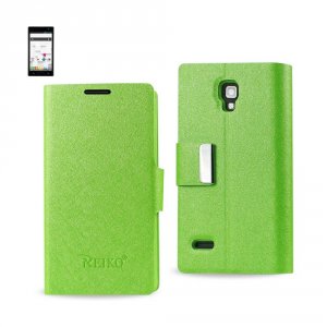 Lg FC20-LGP769GR Reiko  Optimus L9 Flip Folio Card Holder Case In Gree