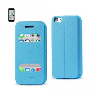 Apple FC211-IPHONE5CBL Reiko Iphone 5c Window Flip Folio Case In Blue