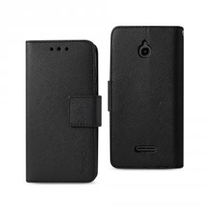 Alcatel FC22-ALCA5027BK Reiko  Dawn Streak 3-in-1 Wallet Case In Black