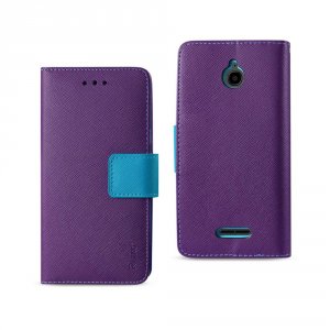 Alcatel FC22-ALCA5027PP Reiko  Dawn Streak 3-in-1 Wallet Case In Purpl