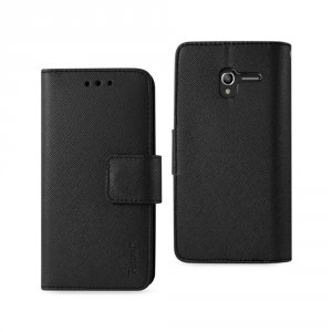 Alcatel FC22-ALCSTEBK Reiko  Tru 3-in-1 Wallet Case In Black