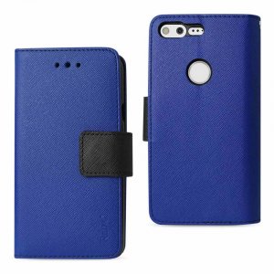 Google FC22-GOOGLEPXNV Reiko  Pixel 3-in-1 Wallet Case In Navy