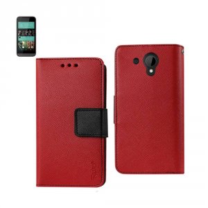 Htc FC22-HTC520RD Reiko  Desire 520 3-in-1 Wallet Case In Red