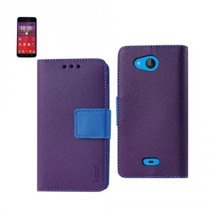 Kyocera FC22-KYOC6740PP Reiko  Hydro Wave 3-in-1 Wallet Case In Purple