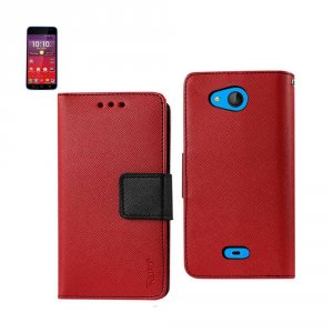 Kyocera FC22-KYOC6740RD Reiko  Hydro Wave 3-in-1 Wallet Case In Red