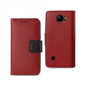 Lg FC22-LGK3RD Reiko  K3 3-in-1 Wallet Case In Red