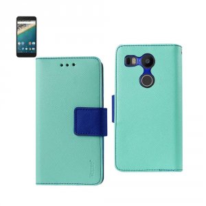 Lg FC22-LGNEX5XGR Reiko  Nexus 5x 3-in-1 Wallet Case In Green