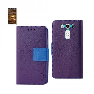 Lg FC22-LGV10PP Reiko  V10 3-in-1 Wallet Case In Purple