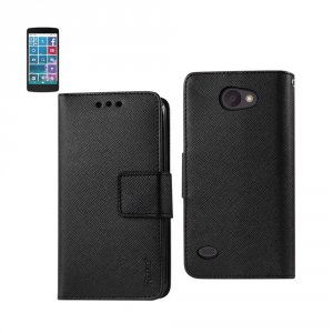 Lg FC22-LGVW820BK Reiko  Lancet 3-in-1 Wallet Case In Black