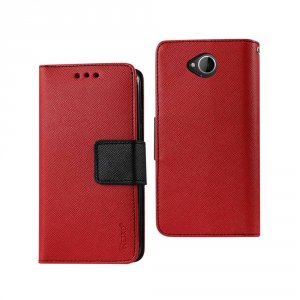 Microsoft FC22-NK650RD Reiko  Lumia 650 3-in-1 Wallet Case In Red