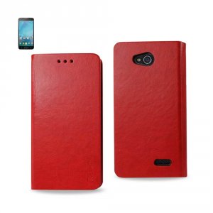 Lg FC242-LGL90RD Reiko  L90 Flip Folio Case With Card Holder In Red