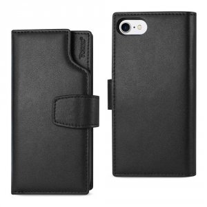 Apple GLFC02-IPHONE7BK Reiko Iphone 7 Genuine Leather Wallet Case With