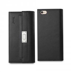 Apple GLFC04-IPH6PLSBK Reiko Iphone 6s Plus Genuine Leather Rfid Walle