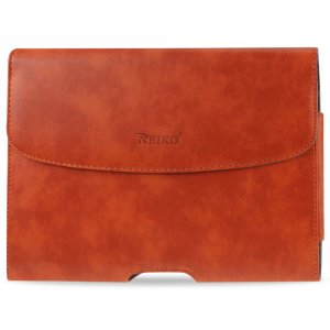 Apple HP102C-IPAD3PLORG Reiko Smooth Horizontal Leather Pouch In Orang