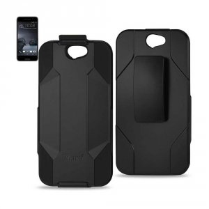 Htc SLCPC09-HTCONEA9BK Reiko  One A9 Hybrid Heavy Duty Holster Combo C