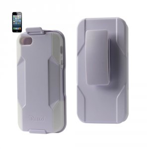 Apple SLCPC09-IPHONE5WH Reiko Iphone 55sse Hybrid Heavy Duty Holster C