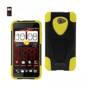 Htc SLCPC12-HTCDLXBKYL Reiko  Droid Dna Hybrid Heavy Duty Case With Ki