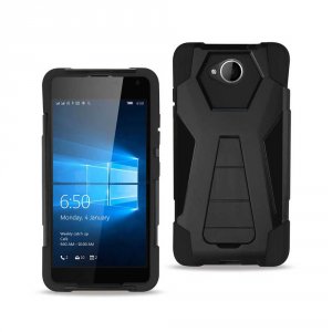 Microsoft SLCPC12-NK650BK Reiko  Lumia 650 Hybrid Heavy Duty Case With