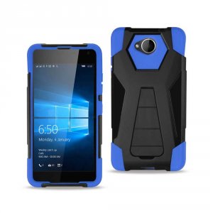 Microsoft SLCPC12-NK650NVBK Reiko  Lumia 650 Hybrid Heavy Duty Case Wi