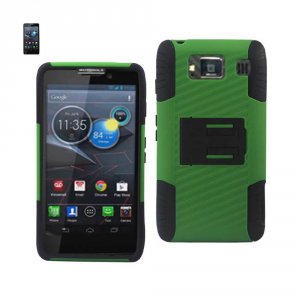 Motorola SLCPC16-MOTXT926GRBK Reiko  Droid Razr Hd Hybrid Case With Ho