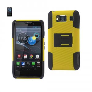 Motorola SLCPC16-MOTXT926YLBK Reiko  Razr Hd Hybrid Case With Horizont