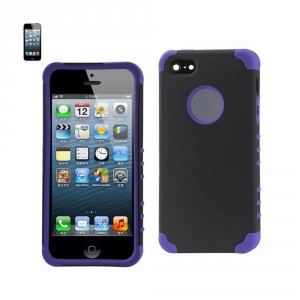 Apple SLCPC20-IPHONE5BKDPP Reiko Iphone 55sse Hybrid Heavy Duty Case I