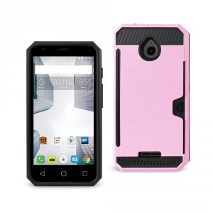 Alcatel SPWC01-ALC5027PK Reiko  Dawn Streak Slim Armor Hybrid Case Wit