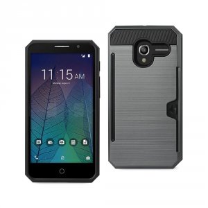 Alcatel SPWC01-ALCSTEGY Reiko  Tru Slim Armor Hybrid Case With Card Ho