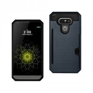 Lg SPWC01-LGG5NV Reiko  G5 Slim Armor Hybrid Case With Card Holder In 