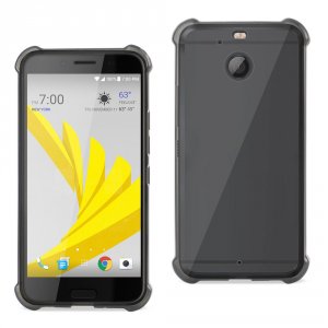 Htc TPU09-HTCBOLTCLBK Reiko  Bolt Clear Bumper Case With Air Cushion P