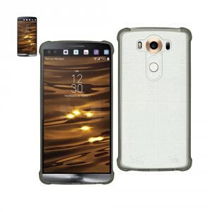 Lg TPU09-LGV10CLBK Reiko  V10 Mirror Effect Case With Air Cushion Prot