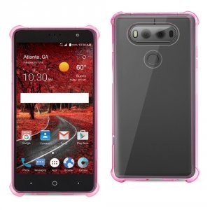 Lg TPU09-LGV20CLHK Reiko  V20 5.7 Inches Clear Bumper Case With Air Cu